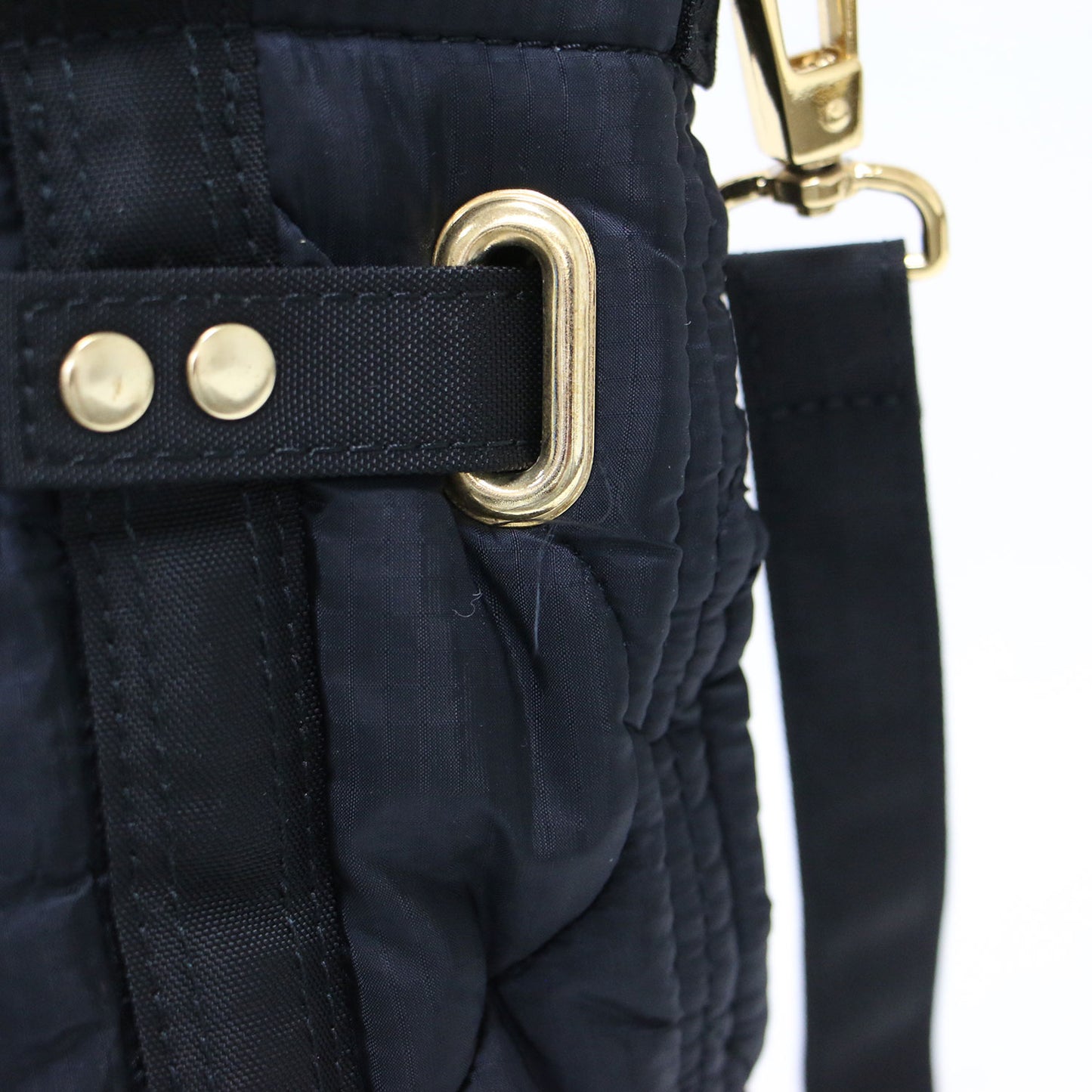 × LESSAGE 別注 25春夏 RP バケツ 2WAY バッグ / トートバッグ ショルダー 肩掛け 斜め掛け キルティング 金具