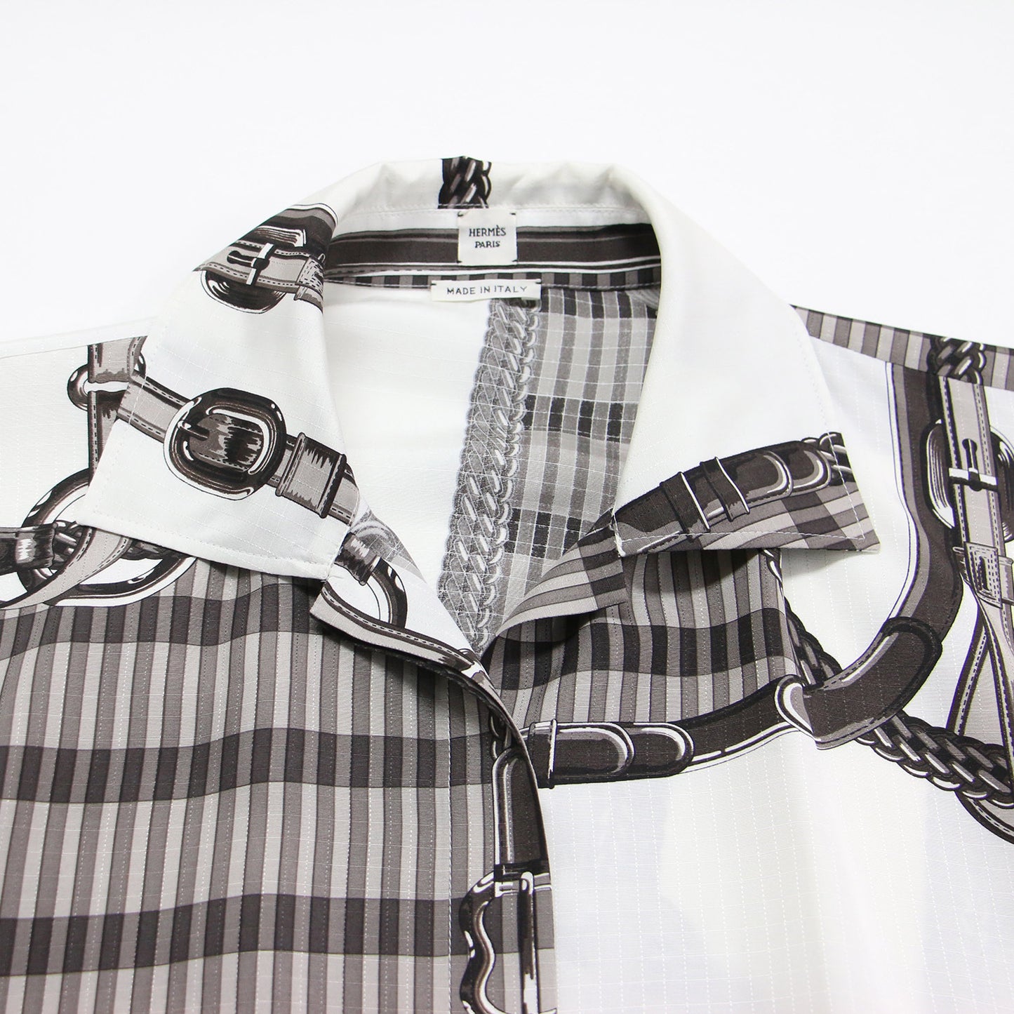 25春夏 カフタン ドレス COACHING REMIX / シャツワンピース ミディ丈 七分袖 ベルト プリント シルク