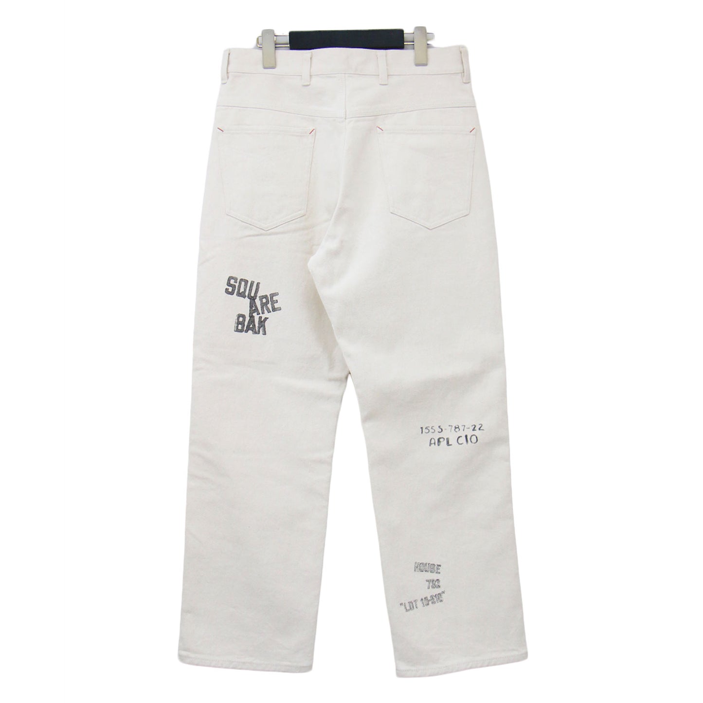 × JOURNAL STANDARD relume 別注 22秋冬 ハンドプリント パンツ / ストレート ツイル コットン