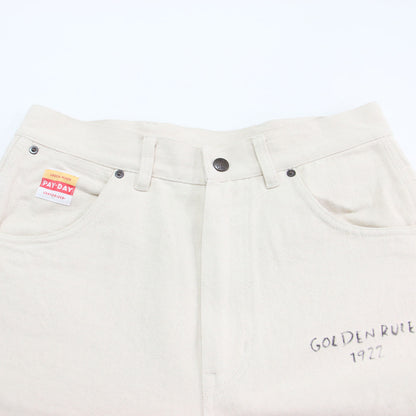 × JOURNAL STANDARD relume 別注 22秋冬 ハンドプリント パンツ / ストレート ツイル コットン