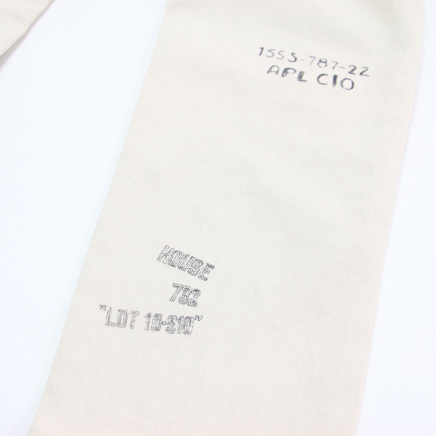 × JOURNAL STANDARD relume 別注 22秋冬 ハンドプリント パンツ / ストレート ツイル コットン