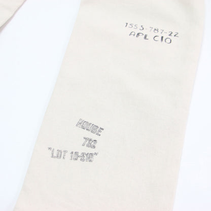 × JOURNAL STANDARD relume 別注 22秋冬 ハンドプリント パンツ / ストレート ツイル コットン