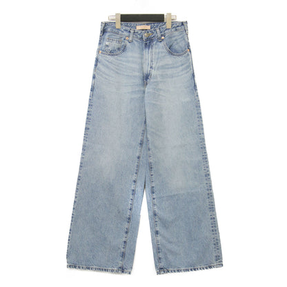 ヴィンテージ ワイド デニムパンツ / ジーンズ ハイウエスト コットン