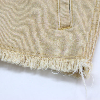 × RED CARD 別注 21春夏 ノーカラー タック デニムジャケット / 長袖 クロップド丈 コンパクト フリンジ ストレッチ コットン