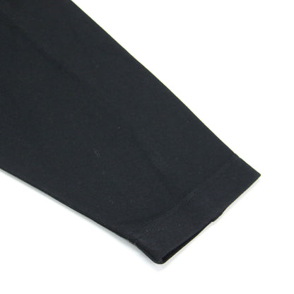 シグネチャー ジャージー カットソー / プルオーバー 長袖 スキッパーカラー ワイド スリット ポロ ストレッチ