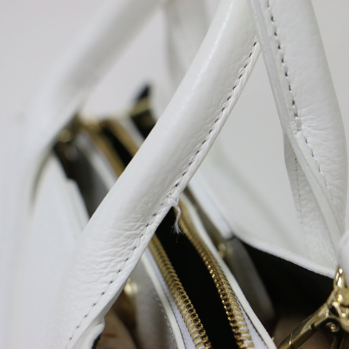 ミニトートバッグ / Bianco ショルダーバッグ 2WAY クロスボディ ダブルジップ レザー