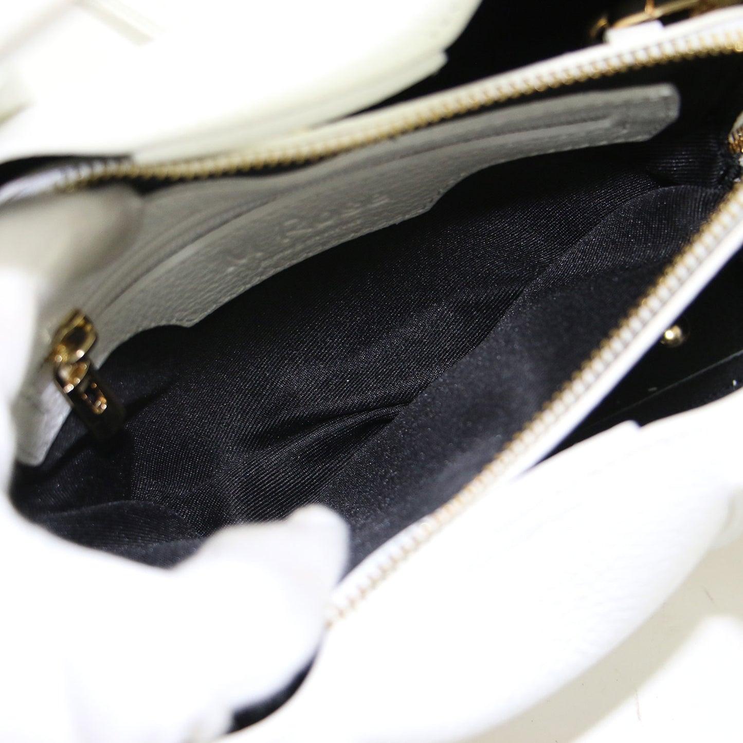 ミニトートバッグ / Bianco ショルダーバッグ 2WAY クロスボディ ダブルジップ レザー