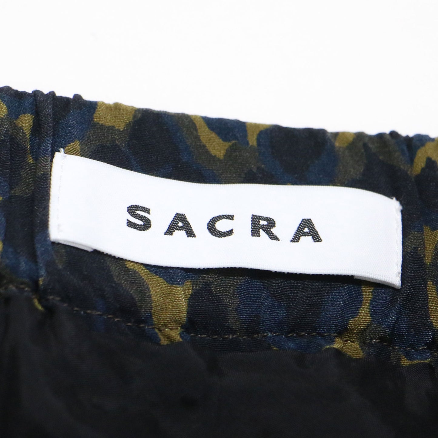 24秋冬 レオパード スカート / LEOPARD SKIRT ロングスカート Iライン ウエストゴム 微起毛 総柄
