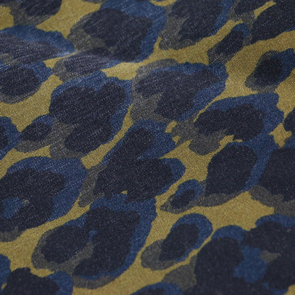 24秋冬 レオパード スカート / LEOPARD SKIRT ロングスカート Iライン ウエストゴム 微起毛 総柄
