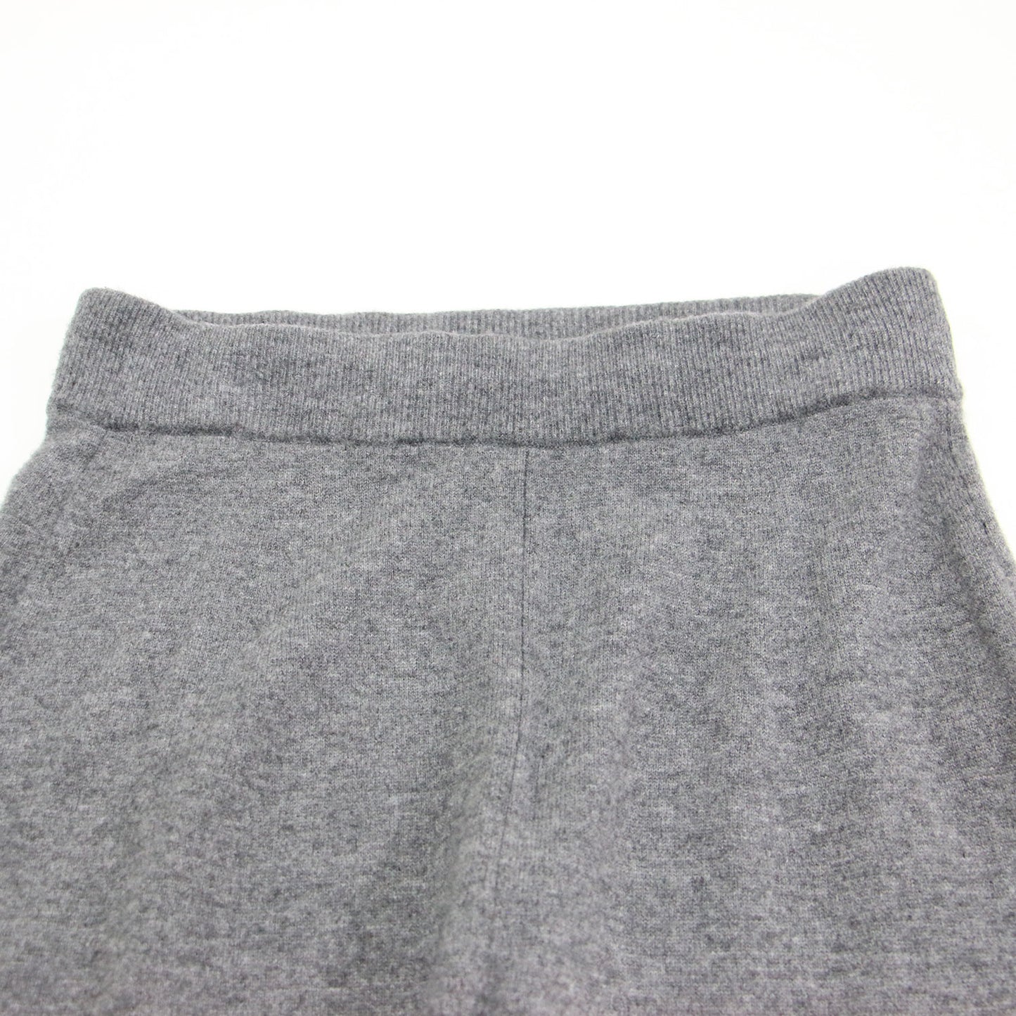 23秋冬 ニット パンツ / ストレート ワイド フレア ウエストゴム スリット ウール