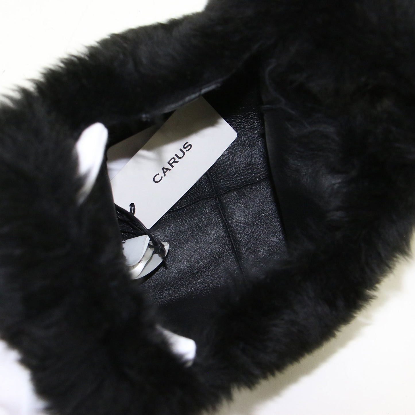 24秋冬 サークルハンドル ファー ハンドバッグ / PETIT トート ムートン 羊革