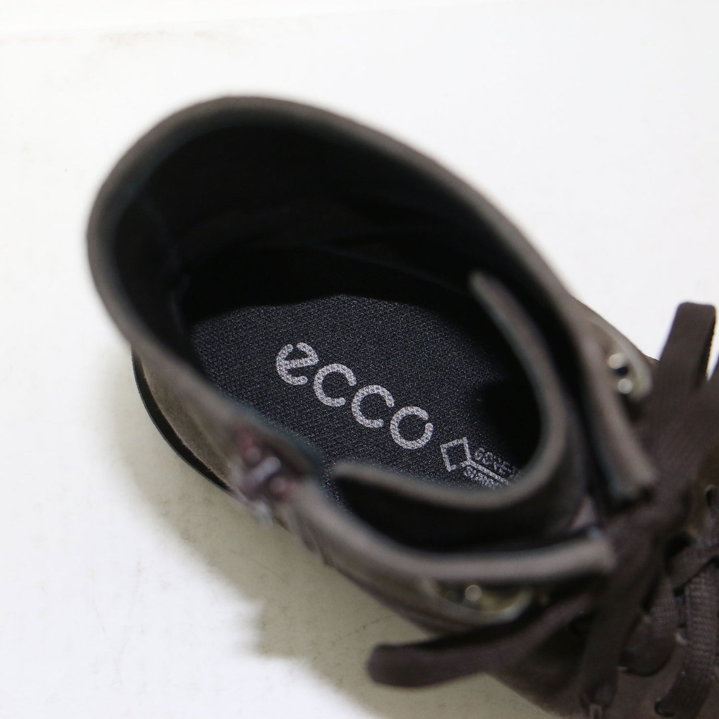 レースアップ スウェード ショートブーツ / フラット 厚底 ゴアテックス レザー