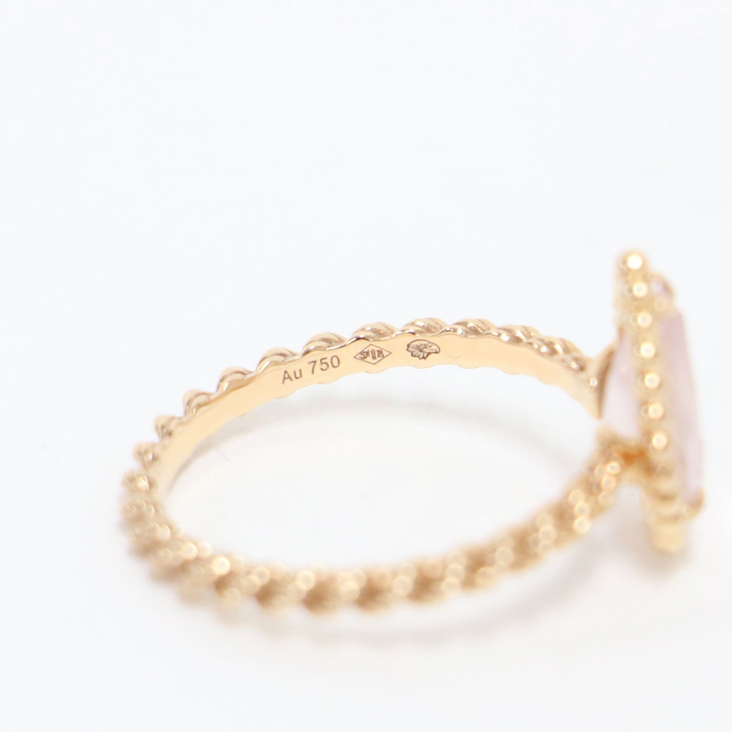 セルパンボエム リング スモール / SERPENT BOHME PINK QUARTZ 指輪 ドロップモチーフ ピンククオーツ ピンクゴールド