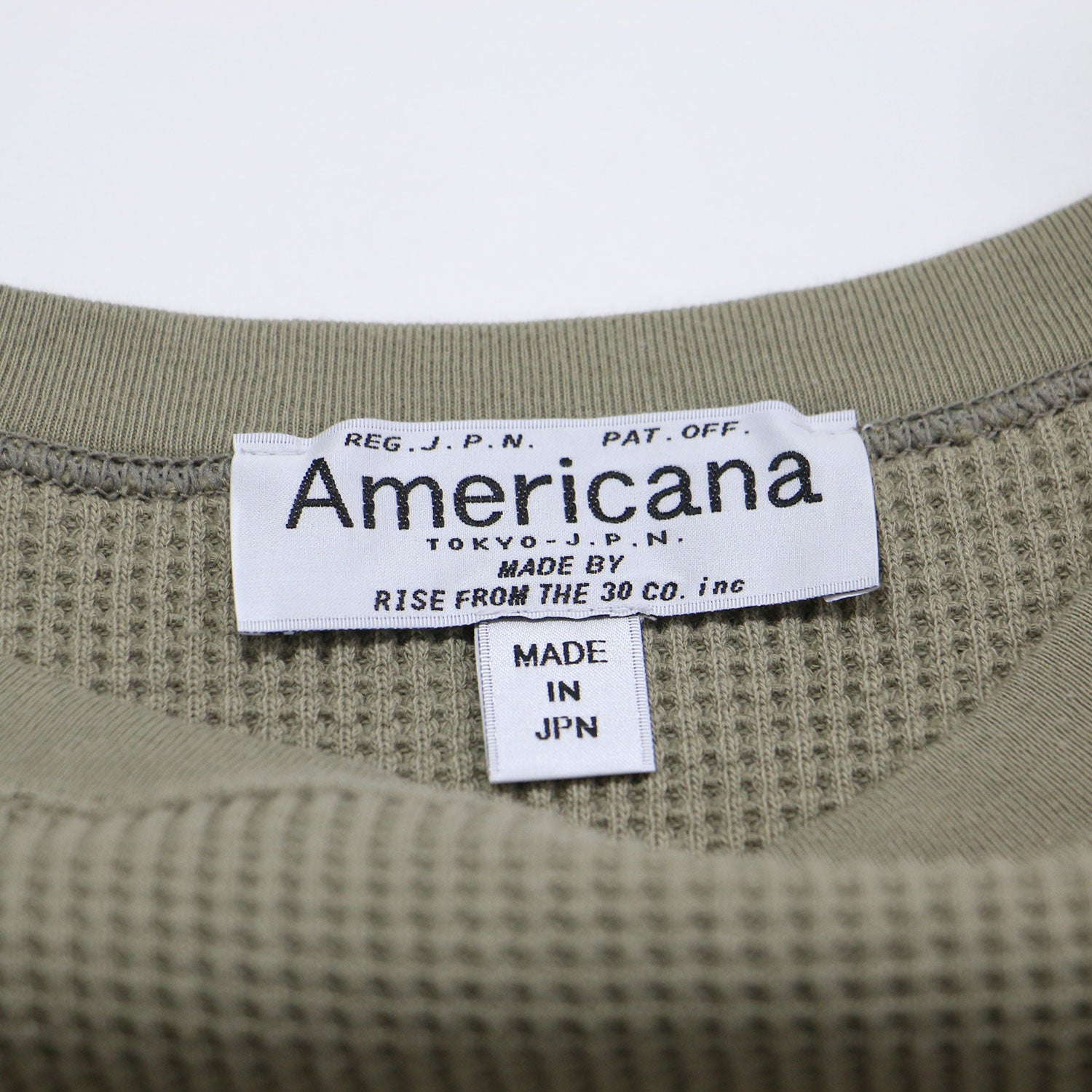 AP STUDIO別注 サーマル カットソー / プルオーバー 長袖 クルーネック