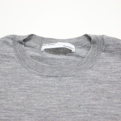 20秋冬 サイドスリットニット / DEUXIEME CLASSE クルーネック 長袖 ストレッチ ウール