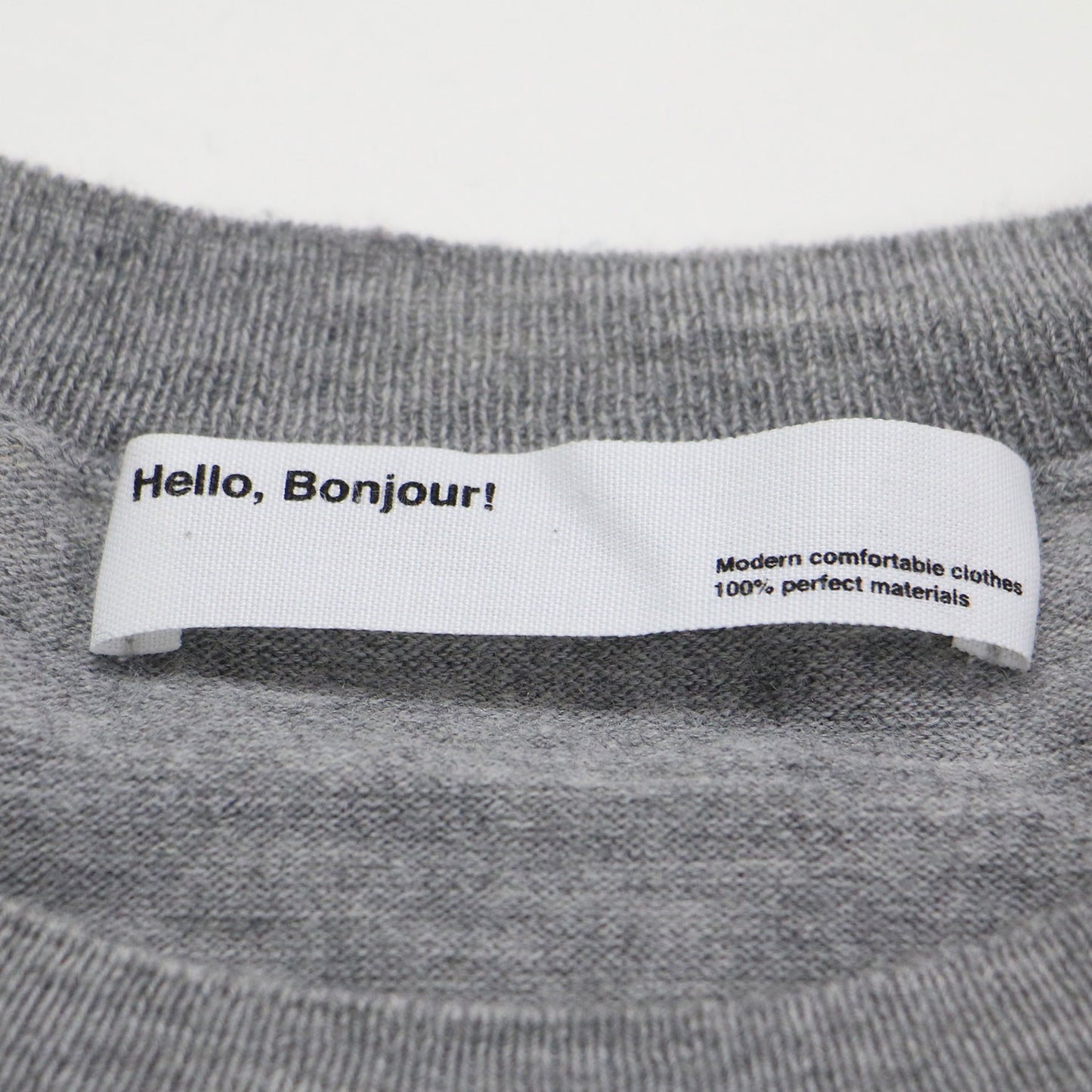 20秋冬 サイドスリットニット / DEUXIEME CLASSE クルーネック 長袖 ストレッチ ウール