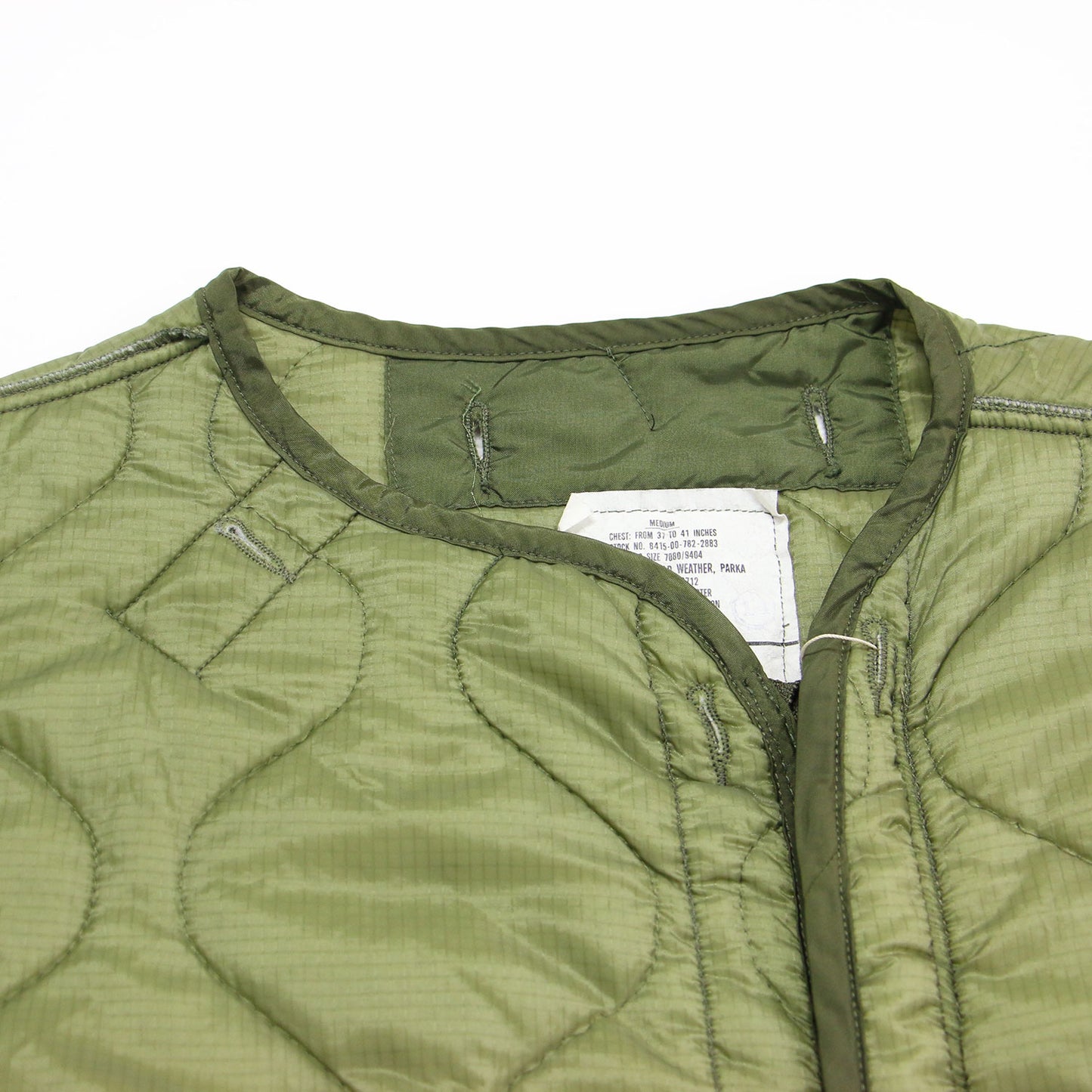 21春夏 キルティングジャケット / BONUM Remake quilting jacket ノーカラー 長袖 ミディ丈 リメイク オーバーシルエット ダブルファスナー