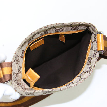 GGキャンバス ロゴ ショルダーバッグ / メッセンジャーバッグ 肩掛け クロスボディ