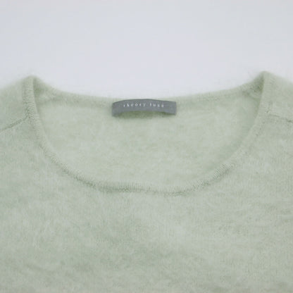 24秋冬 カシミヤファー プルオーバー ニット / Fur Cashmere Seran クルーネック 長袖 ショート丈 コンパクト