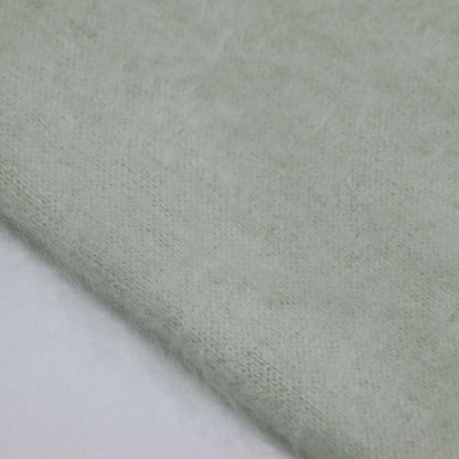 24秋冬 カシミヤファー プルオーバー ニット / Fur Cashmere Seran クルーネック 長袖 ショート丈 コンパクト