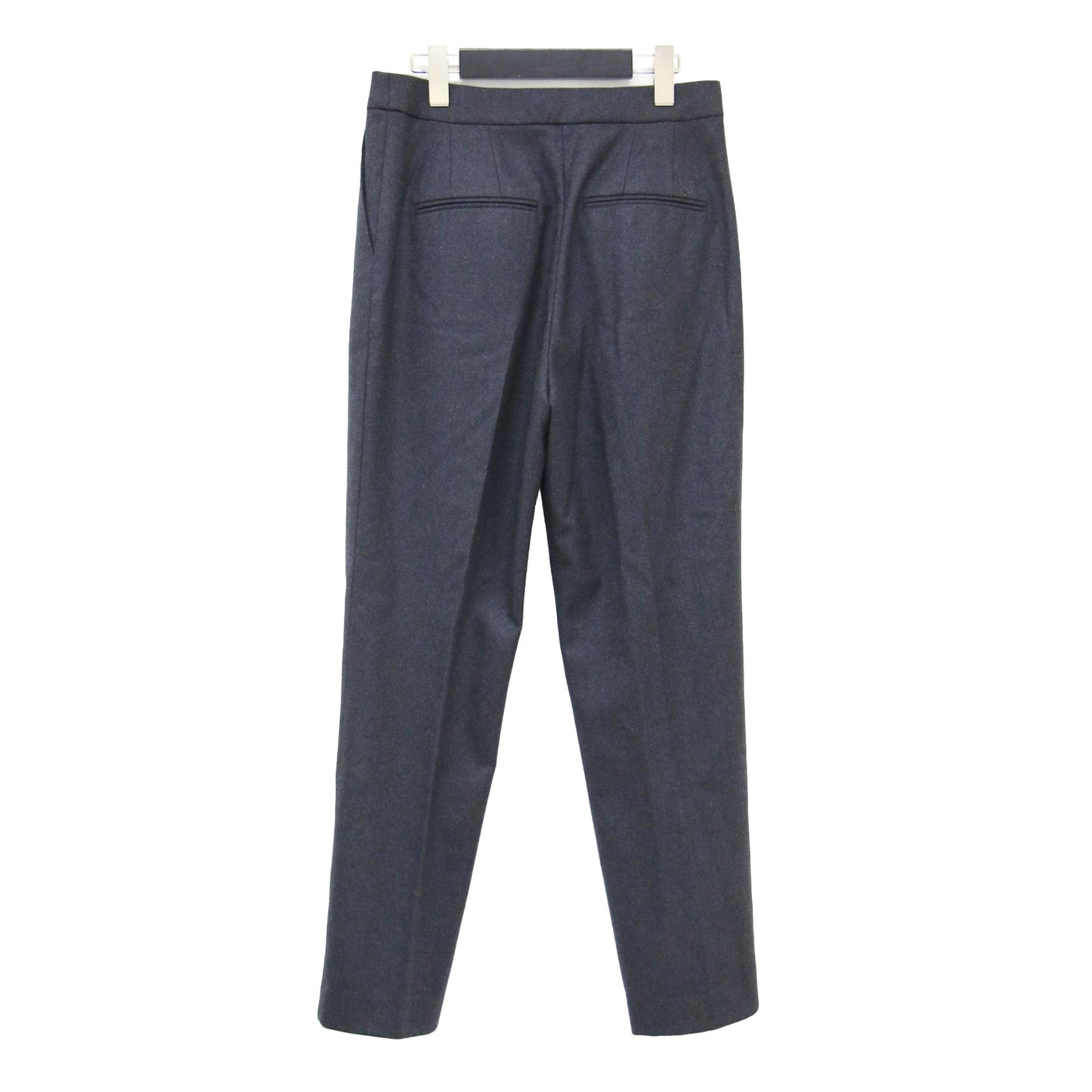 22秋冬 ウール ミルド サキソニー テーパードパンツ / スラックス センタープレス 2タック