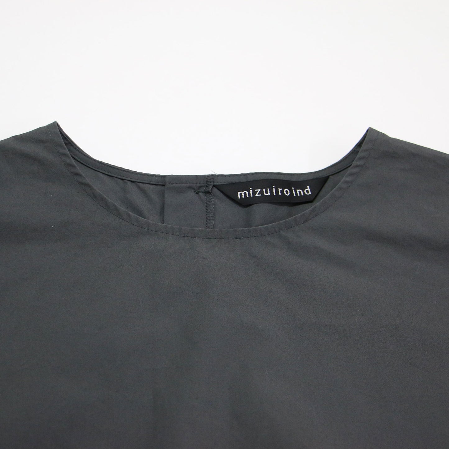 25秋冬 クルーネック コクーン プルオーバー / crew neck cocoon ブラウス 長袖 ワイド ドルマンスリーブ コットン
