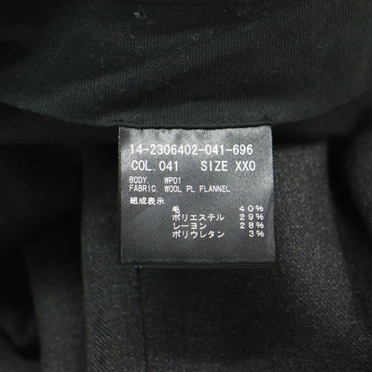 Project 22秋冬 ピンタック テーパード パンツ / Wool PL Flannel Wp01 クロップド丈 ストレッチ ウール フランネル