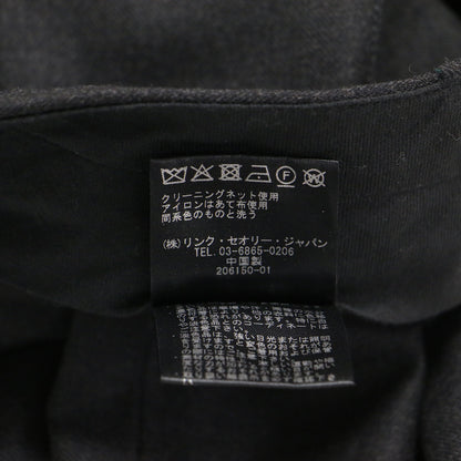 Project 22秋冬 ピンタック テーパード パンツ / Wool PL Flannel Wp01 クロップド丈 ストレッチ ウール フランネル