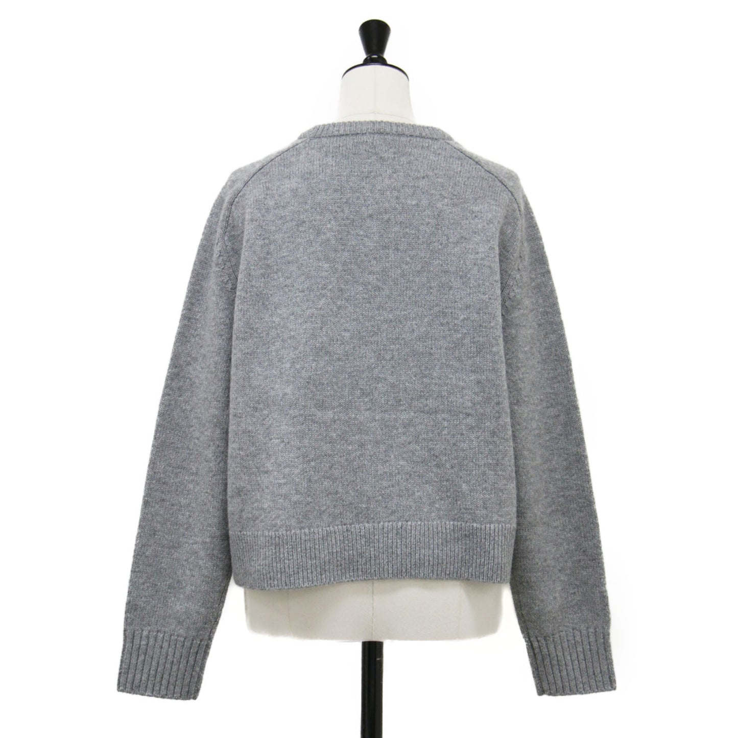 24秋冬 ウール カシミヤ クルーネック プルオーバー / Lana Cash Cropped CN PO ニット 長袖 クロップド丈 ミドルゲージ