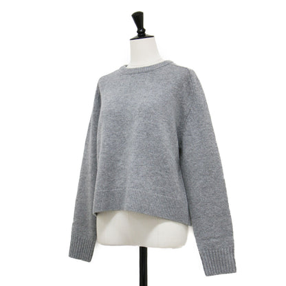 24秋冬 ウール カシミヤ クルーネック プルオーバー / Lana Cash Cropped CN PO ニット 長袖 クロップド丈 ミドルゲージ