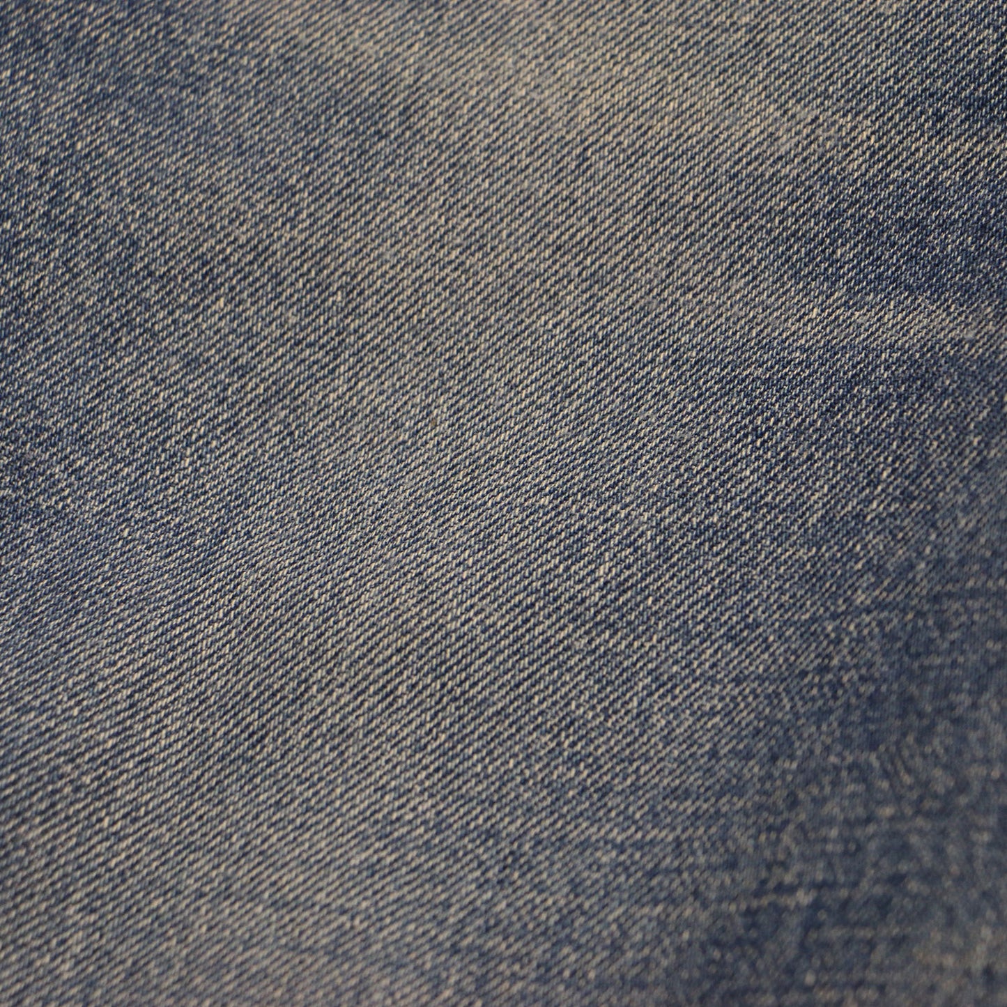 カットオフ デニムパンツ / ストレート ボタンフライ 5ポケット フリンジ