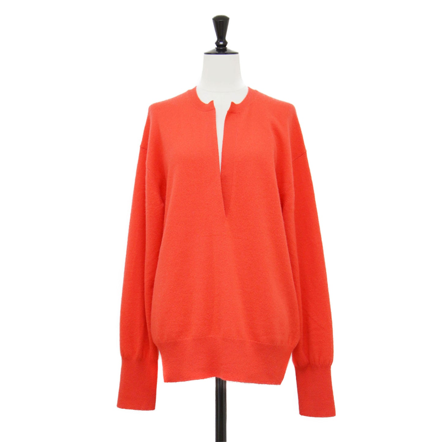 カシミヤ ニット スキッパー プルオーバー / CASHMERE KN SKIPPER P/O セーター Vネック 長袖 ハイゲージ