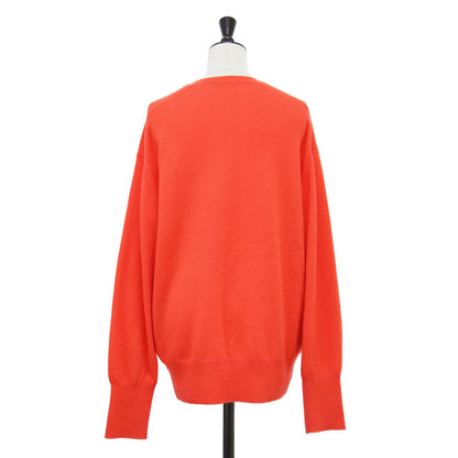 カシミヤ ニット スキッパー プルオーバー / CASHMERE KN SKIPPER P/O セーター Vネック 長袖 ハイゲージ