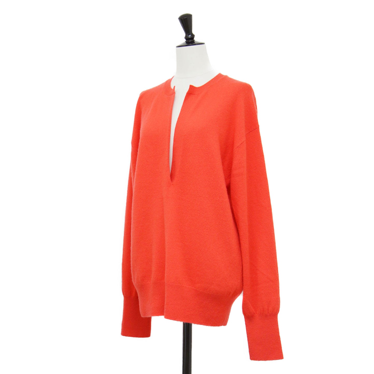 カシミヤ ニット スキッパー プルオーバー / CASHMERE KN SKIPPER P/O セーター Vネック 長袖 ハイゲージ