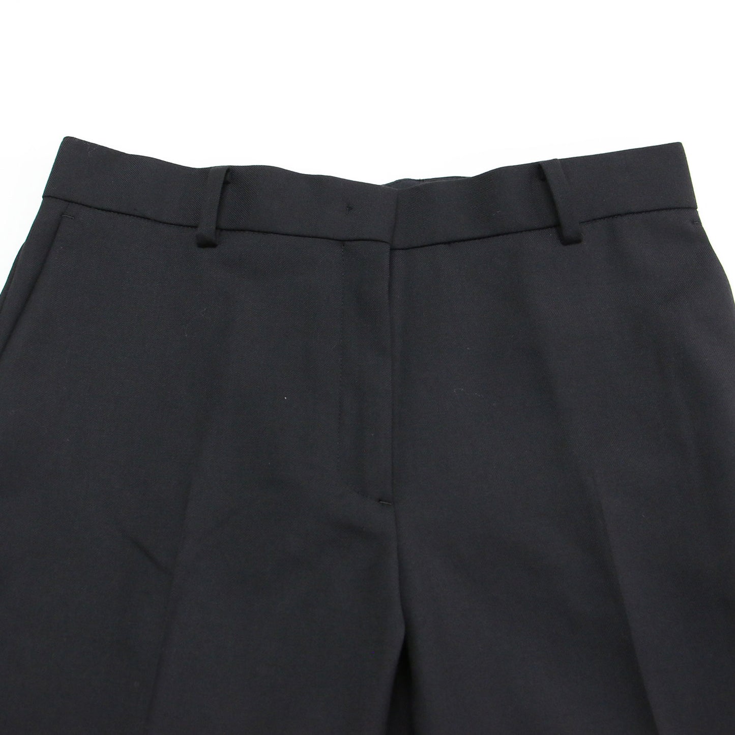 ウール テーパードパンツ / スラックス センタープレス ストレート