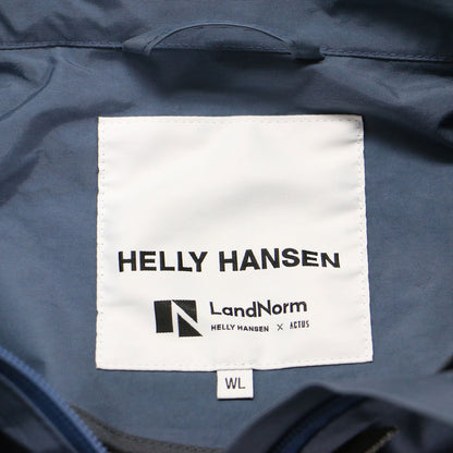 ランドノーム　レインコート / LandNorm Rain Coat ジャンパー 長袖 ジップアップ ビルトインフード フルシーム加工 防水