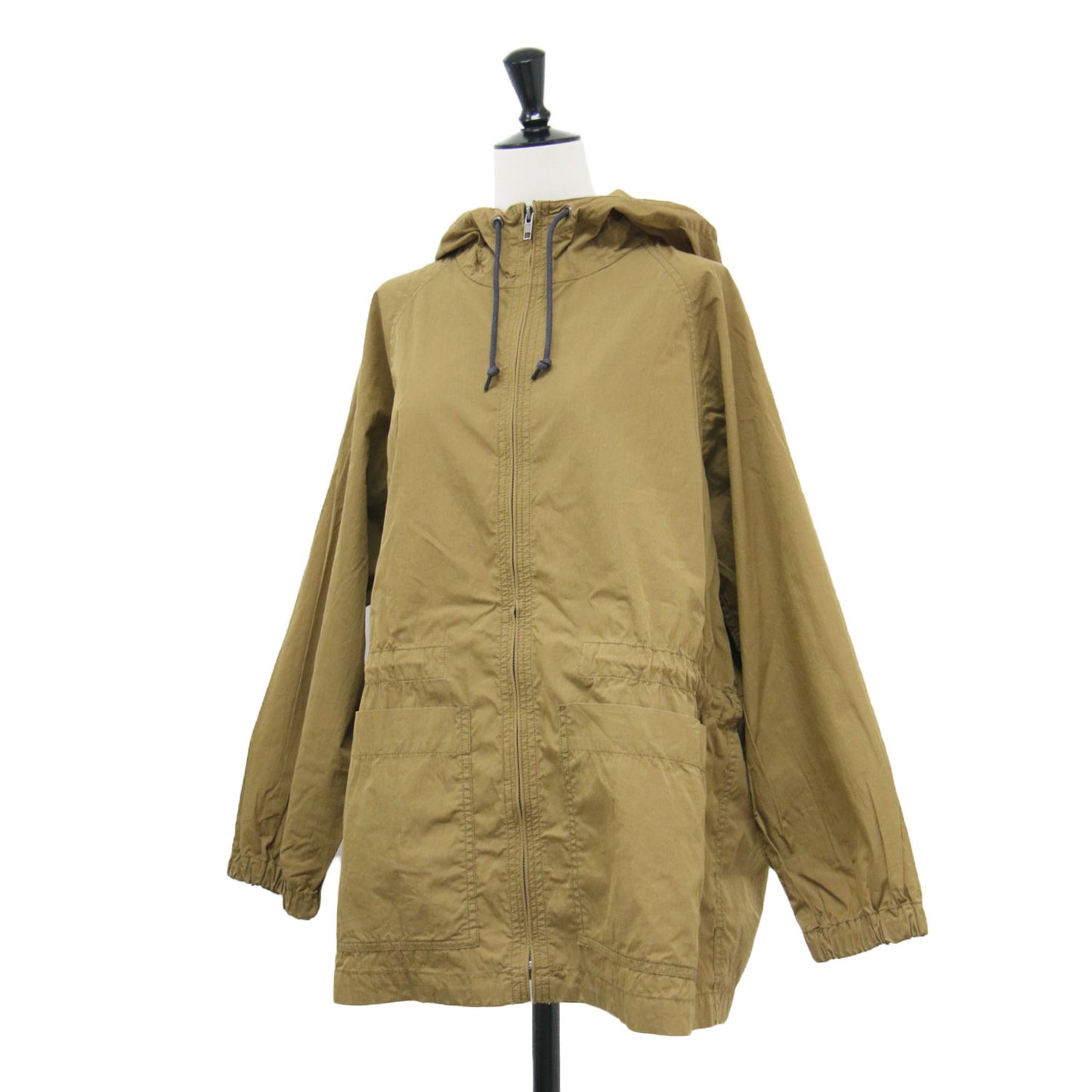 22春夏 プルーフド コットン ナイロン ポプリン / PROOFED COTTON NYLON POPLIN ジャンパー フーディ 長袖 ジップアップ パッカブル ドローコード