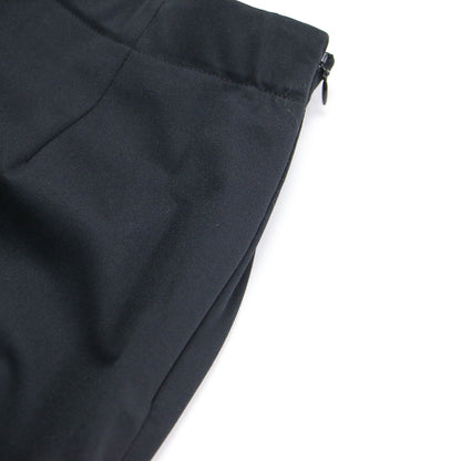 24春夏 ハイゲージ ジャージー セミバルーン スカート / ミディ丈 タック 布帛ライク コットン