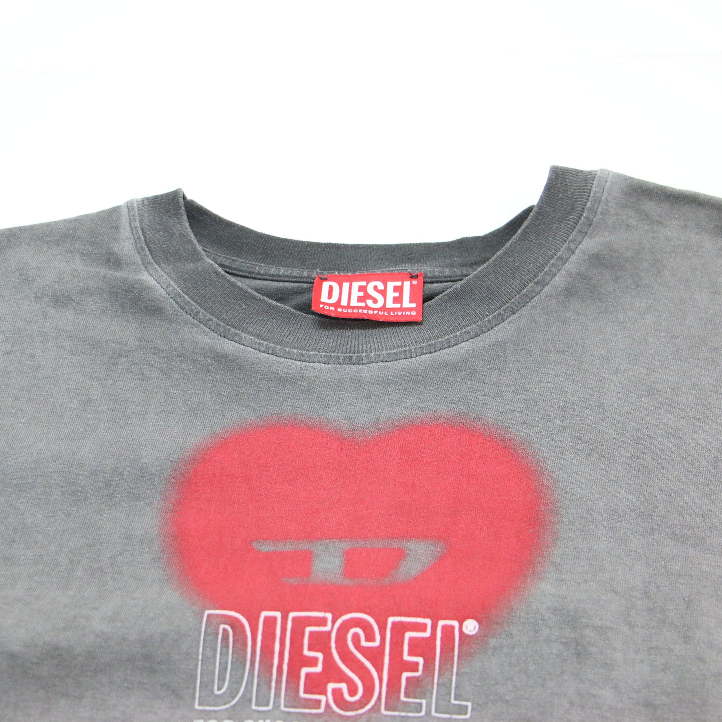 ハートスプレー ロゴ Tシャツ / 半袖 クルーネック コットン