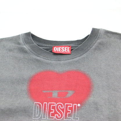 ハートスプレー ロゴ Tシャツ / 半袖 クルーネック コットン