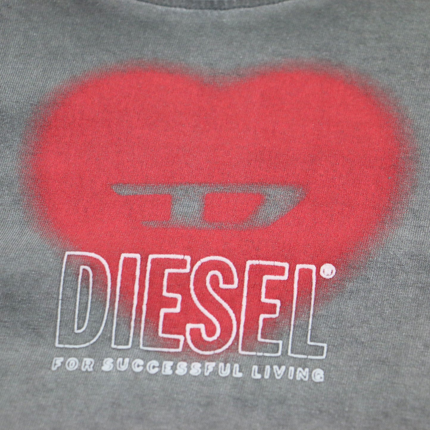ハートスプレー ロゴ Tシャツ / 半袖 クルーネック コットン