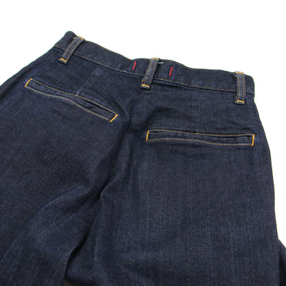 24春夏 Tyler デニムパンツ 262434 / ルーズストレートシルエット センタープレス ストレッチ コットン