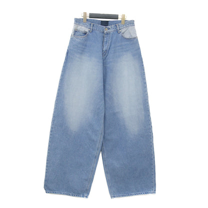 25秋冬 リメイク バック ダーツ デニムパンツ / REMAKE BACK DARTS PANTS バギー 再構築