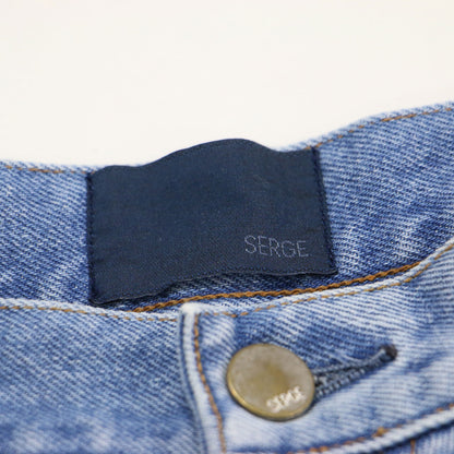 25秋冬 リメイク バック ダーツ デニムパンツ / REMAKE BACK DARTS PANTS バギー 再構築