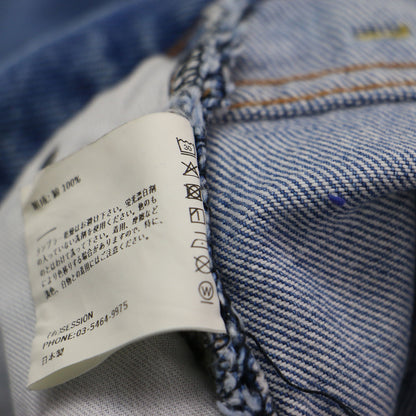 25秋冬 リメイク バック ダーツ デニムパンツ / REMAKE BACK DARTS PANTS バギー 再構築
