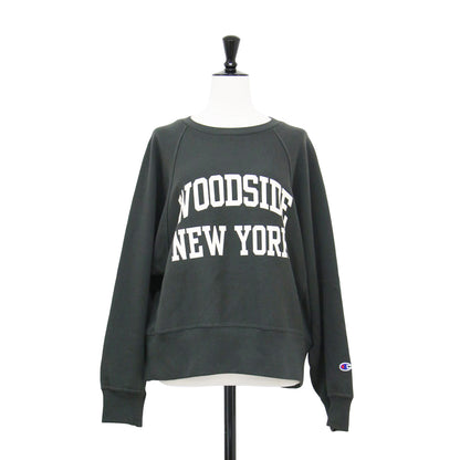 × relume 別注 24秋冬 リバースウィーブ 10オンス プリント スウェット / RE RW10oz RAGLAN CN PRINT SWEAT ラグランスリーブ クルーネック ドルマン風