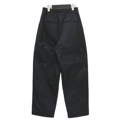 25春夏 チノ タックパンツ / chino tack pants フルレングス セミワイド サイドファスナー センタープレス コットン