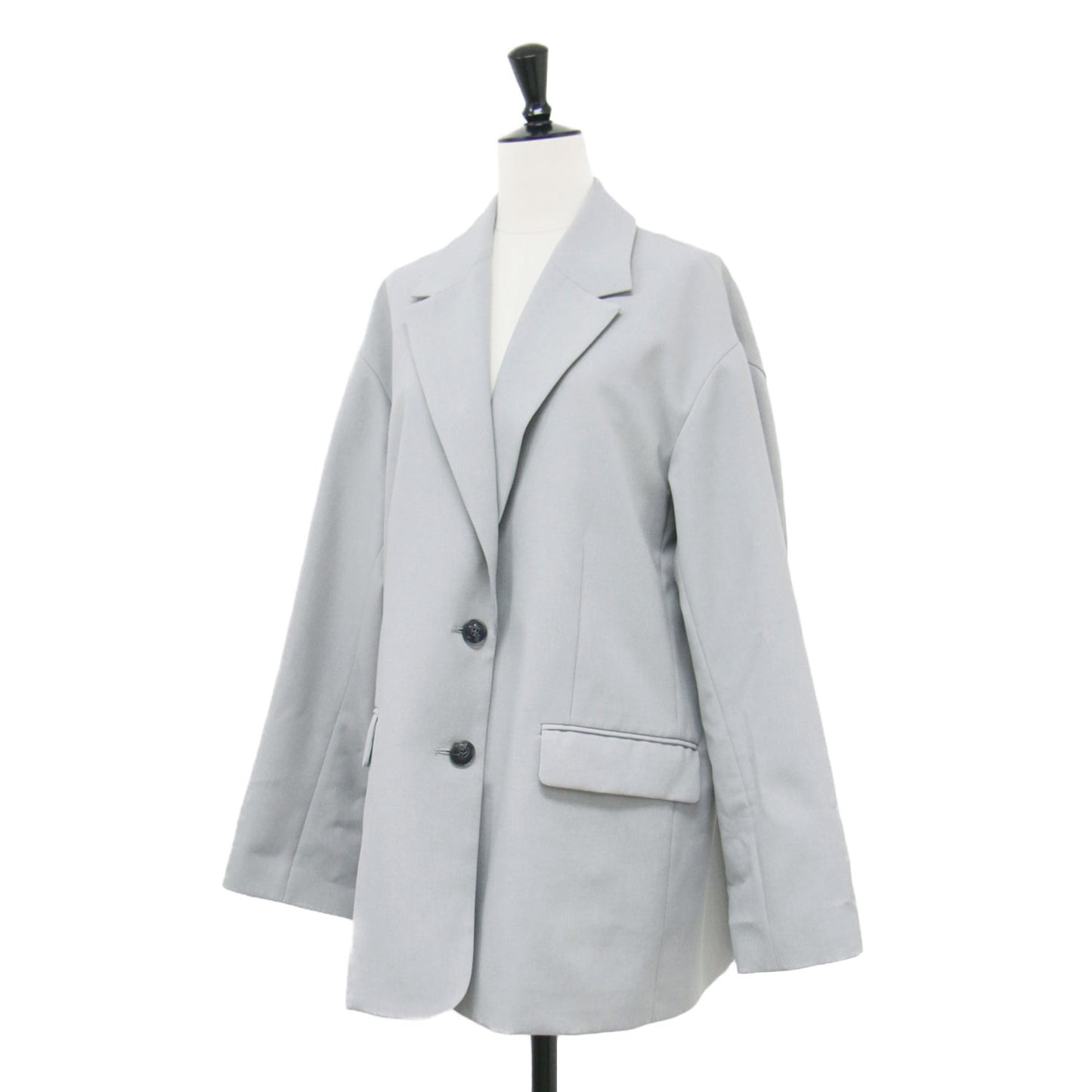 24秋冬 ドライポリボクシー ジャケット / テーラードジャケット ドロップショルダー サイドベンツ ボックスシルエット