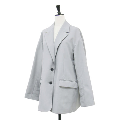 24秋冬 ドライポリボクシー ジャケット / テーラードジャケット ドロップショルダー サイドベンツ ボックスシルエット