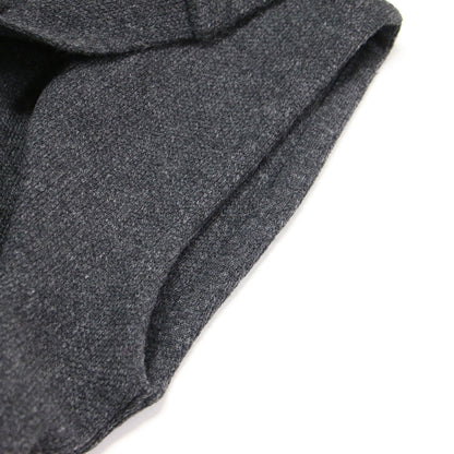 フード付き ロング ニットジレ / AIRY INRAY HOODIE LONG GILET ベスト ストレート ウール